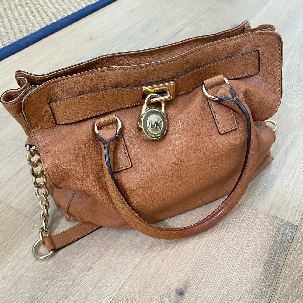 MICHAEL KORS Brown Leather  Handbag